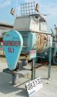 USED: J H Day Double Spiral Ribbon Blender, 17.5 cubic feet working capacity, 19.5 total, 316 stainless steel. Carbon steel jacketed trough 24
