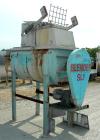 USED: J H Day Double Spiral Ribbon Blender, 17.5 cubic feet working capacity, 19.5 total, 316 stainless steel. Carbon steel jacketed trough 24