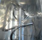 Used J.H. Day Double Spiral Ribbon Blender, model F, 54 cubic feet working capacity (59 total), 316 stainless steel. Jacketed trough 34