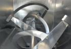 Used J.H. Day Double Spiral Ribbon Blender, model F, 54 cubic feet working capacity (59 total), 316 stainless steel. Jacketed trough 34