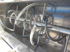 Used J.H. Day Double Spiral Ribbon Blender, Model G, 62.5 cubic feet working capacity (69 total), 304 stainless steel. Non-jacketed trough 36