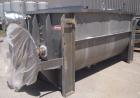 Used J.H. Day Double Spiral Ribbon Blender, 80 cubic feet working capacity, 93 total, 304 stainless steel. Non-jacketed trough 40