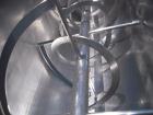 Used J.H. Day Double Spiral Ribbon Blender, 80 cubic feet working capacity, 93 total, 304 stainless steel. Non-jacketed trough 40