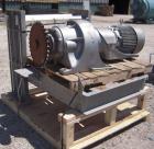 Used J.H. Day Double Spiral Ribbon Blender, 80 cubic feet working capacity, 93 total, 304 stainless steel. Non-jacketed trough 40