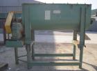 Used J.H.Day Double Spiral Ribbon Blender, Approximately 32 Cubic Foot Capacity, Carbon Steel. Non-Jacketed trough measures 81