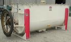 Used J.H. Day Double Spiral Ribbon Blender, 120 cubic feet working capacity. 304 stainless steel clad; carbon steel outside.  Non-jacketed trough 44