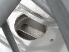Used J.H. Day Double Spiral Ribbon Blender, 79 cubic root working capacity. 304 stainless steel clad; carbon steel outside.  Non-jacketed trough 40