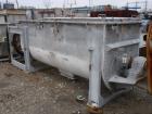 Used J.H. Day Double Spiral Ribbon Blender, 100 cubic feet working capacity (115 total), 304 stainless steel. Non-jacketed trough 40