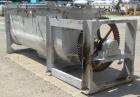 Used J.H. Day Double Spiral Ribbon Blender, 100 Cubic Feet Working Capacity (115 Total), 304 Stainless Steel. Non-Jacketed trough 40