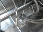 Used J.H. Day Double Spiral Ribbon Blender, 100 Cubic Feet Working Capacity (115 Total), 304 Stainless Steel. Non-Jacketed trough 40