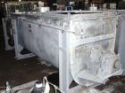 Used J.H. Day Double Spiral Ribbon Blender, 100 cubic feet working capacity (115 total), 304 stainless steel. Non-jacketed trough 40
