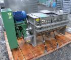 Used J.H. Day Paddle Mixer, 10.8 cubic feet working capacity, 12.5 total, 304 stainless steel. Dimple jacketed trough 21