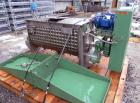Used J.H. Day Paddle Mixer, 10.8 cubic feet working capacity, 12.5 total, 304 stainless steel. Dimple jacketed trough 21