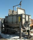 Used J.H. Day Double Spiral Ribbon Blender, 270 cubic feet working capacity (298 total), carbon steel. Jacketed trough 60