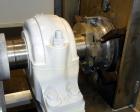 Used J.H. Day Double Spiral Ribbon Blender, 185 cubic feet working capacity, 304 stainless steel. Non-jacketed trough 50