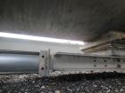 Used J.H. Day Double Spiral Ribbon Blender, 185 cubic feet working capacity, 304 stainless steel. Non-jacketed trough 50