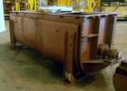 Used J.H. Day Double Spiral Ribbon Blender, 100 Cubic Feet Working Capacity (115 Total), 304 Stainless Steel Clad. Carbon steel jacketed trough 40