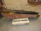 Used J.H. Day Double Spiral Ribbon Blender, 100 Cubic Feet Working Capacity (115 Total), 304 Stainless Steel Clad. Carbon steel jacketed trough 40
