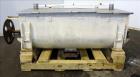 Used Double Spiral Ribbon Blender, 36 Cubic Feet Working Capacity.  304 Stainless steel non-jacketed trough 78