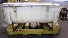 Used- Double Spiral Ribbon Blender, 36 Cubic Feet Working Capacity.  304 Stainless steel non-jacketed trough 78