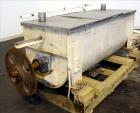 Used- Double Spiral Ribbon Blender, 36 Cubic Feet Working Capacity.  304 Stainless steel non-jacketed trough 78