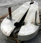 Used J H Day Double Spiral Ribbon Blender, 100 Cubic Feet Working Capacity, 316 Stainless Steel. Non-jacketed trough 35-5/8
