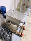 Used JDA Progress 1 Cubic Foot Pharmaceutical Double Ribbon Blender.  Features pharmaceutical grade internal mirror finish, polished external finish.