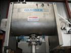 Used-Kemutec Gardner Ribbon Blender, Type HE-750, Stainless Steel construction.  Capacity 26.5 cubic feet (750 litre), troug...