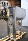 Used Lee Industries Double Spiral Ribbon Blender, 27.8 Cubic Feet (1200 Pound) Working Capacity, Model 1200TDR, 316 Stainless Steel. #4 Finish Non-jacketed trough 30 wide x 60 long x 32 deep. Open to...