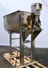Used- Lee Industries Double Spiral Ribbon Blender, 27.8 Cubic Feet (1200 Pound) Working Capacity, Model 1200TDR, 316 Stainle...