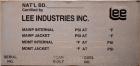 Used Lee Industries Double Spiral Ribbon Blender, 33.3 Cubic Feet Working Capacity, Model 200TDR, 316 Stainless Steel. #4 Finish Non-jacketed trough 30’’ wide x 72’’ long x 32’’ deep. Open top, no co...