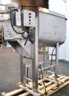 Used Lee Industries Double Spiral Ribbon Blender, 22.2 Cubic Feet (900 Pound) Working Capacity, Model 900TDR, 316 Stainless Steel. #4 Finish Non-jacketed trough 30’’ wide x 48’’ long x 32’’ deep. Ope...
