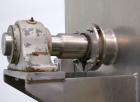 Used Lee Industries Double Spiral Ribbon Blender, 22.2 Cubic Feet (900 Pound) Working Capacity, Model 900TDR, 316 Stainless Steel. #4 Finish Non-jacketed trough 30’’ wide x 48’’ long x 32’’ deep. Ope...