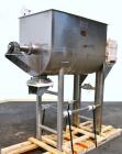 Used Lee Industries Double Spiral Ribbon Blender, 22.2 Cubic Feet (900 Pound) Working Capacity, Model 900TDR, 316 Stainless Steel. #4 Finish Non-jacketed trough 30’’ wide x 48’’ long x 32’’ deep. Ope...