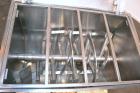 Used Lee Industries Double Spiral Ribbon Blender, 22.2 Cubic Feet (900 Pound) Working Capacity, Model 900TDR, 316 Stainless Steel. #4 Finish Non-jacketed trough 30’’ wide x 48’’ long x 32’’ deep. Ope...