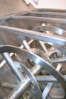 Used Lee Industries Double Spiral Ribbon Blender, 22.2 Cubic Feet (900 Pound) Working Capacity, Model 900TDR, 316 Stainless Steel. #4 Finish Non-jacketed trough 30’’ wide x 48’’ long x 32’’ deep. Ope...