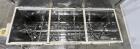 Used Littleford Double Ribbon Blender, approximately 100 cuft, 304 stainless steel. Sanitary Construction. Approximately 119-5/8