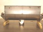 Used Lowe Industries Double Spiral Ribbon Blender, 36 Cubic Feet Working Capacity, Model CD-36, 304 Stainless Steel. Non-jacketed trough 28