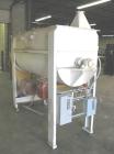 Used-Lowe Carbon Steel Double Ribbon Blender, 55 Cubic Feet.Trough measures 90