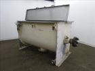 Used MAP s.r.l Double Spiral Ribbon Blender, Model WNHX1500E/0DK, Approximate 70 Cubic Feet, 304 Stainless Steel. 316 Stainless steel dimple jacketed trough approximate 42