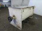Used MAP s.r.l Double Spiral Ribbon Blender, Model WNHX1500E/0DK, Approximate 70 Cubic Feet, 304 Stainless Steel. 316 Stainless steel dimple jacketed trough approximate 42