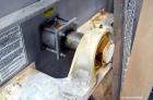 Used Marion Ribbon Blender, Model SRS-3648, 30 Cubic Foot Working Capacity (41 Total), 304 Stainless Steel. Non-jacketed trough 36” wide x 48” long x approximately 45” deep. 3” Diameter shaft. Inner ...