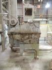 Used Munson 100 Cu Ft. Ribbon Blender. Model HD-39MS.  Carbon Steel construction. Trough dimension 42