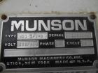Used- Munson, Model HDI 1/2-3 Jacketed Ribbon Blender. Stainless Steel Contact Parts, 3 HP drive. S/N 12895-A, body is 36" x...