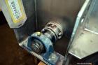 Used Ribbon Blender, 15 Cubic Feet, 304 Stainless Steel. Non-jacketed trough 25” wide x 48” long x approximately 28” deep. 2-1/2” Diameter shaft, inner ribbon 1-1/2” wide x 3/16” thick, outer ribbon ...