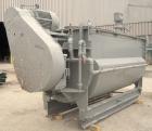Previously owned - Single Ribbon Blender, 142 Cubic Feet, 304 Stainless Steel. Jacketed trough 48'' wide x 120
