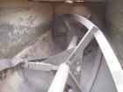Previously owned - Single Ribbon Blender, 142 Cubic Feet, 304 Stainless Steel. Jacketed trough 48'' wide x 120