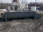 Used Ten Have Engineering Dual Shaft Ribbon Blender, 73 cubic feet, type RYS Lintmenger. Stainless steel trough 49’’ wide x 120’’ long. (2) 24’’ diameter carbon steel tangential double ribbons, outbo...