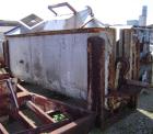 Used- Ribbon Blender, 143 Cubic Feet, 304 Stainless Steel. Non-jacketed trough 44