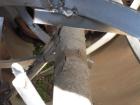 Used Ribbon Blender, 143 Cubic Feet, 304 Stainless Steel. Non-jacketed trough 44